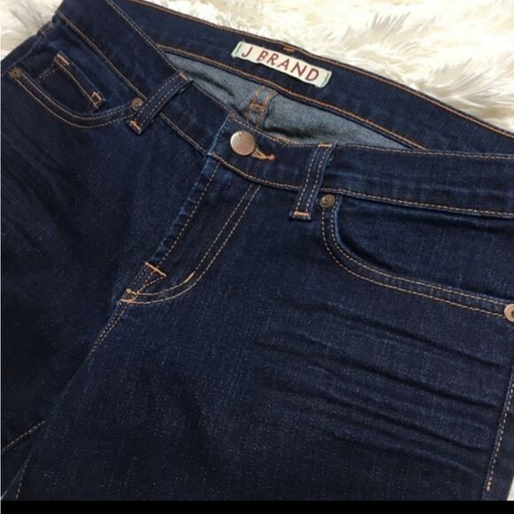 J Brand Dark Indigo Skinny Capri Denim Jeans size 28 - Picture 5 of 8